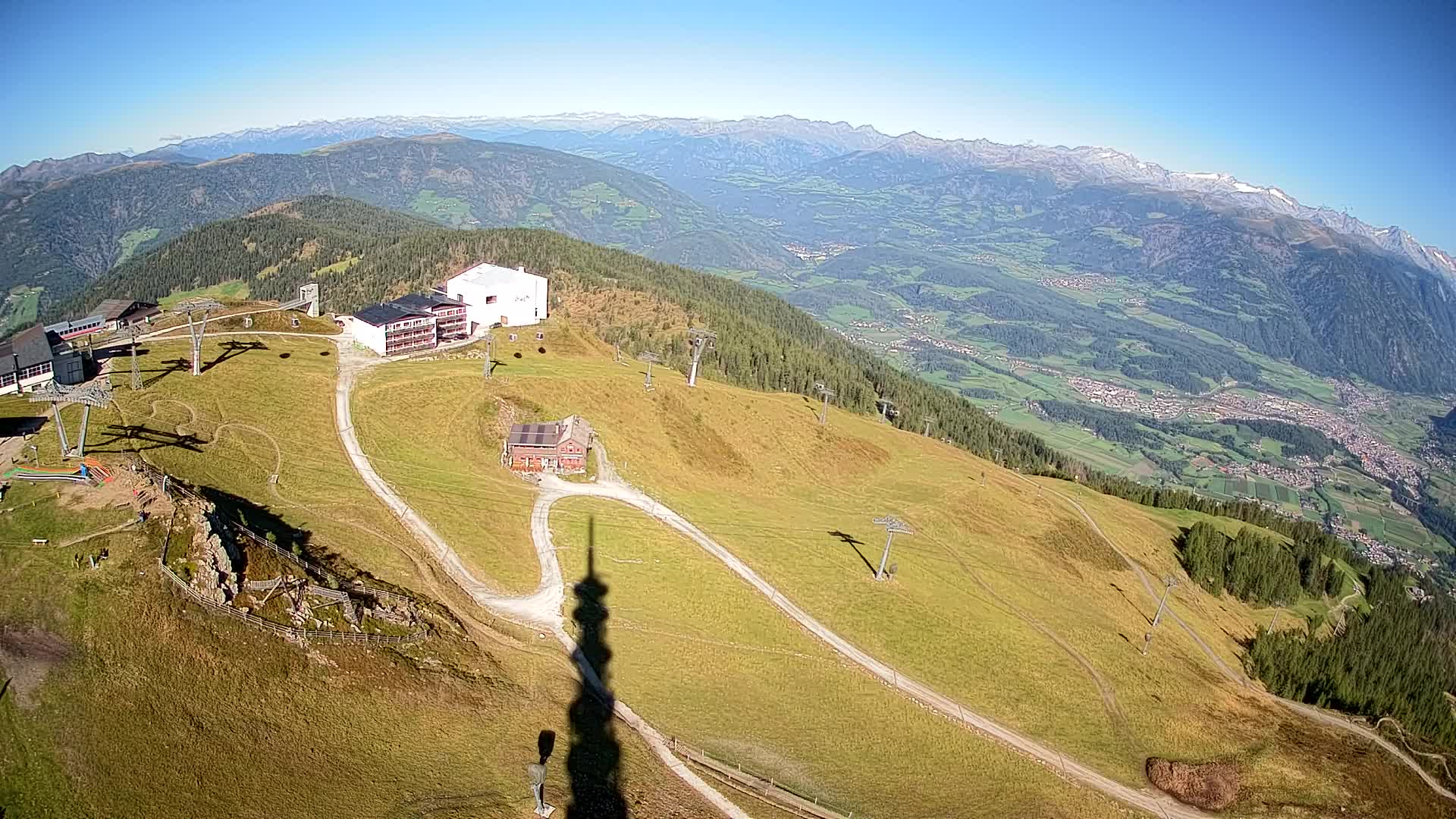 Stazione sciistica di Plan de Corones | vista su Brunico
