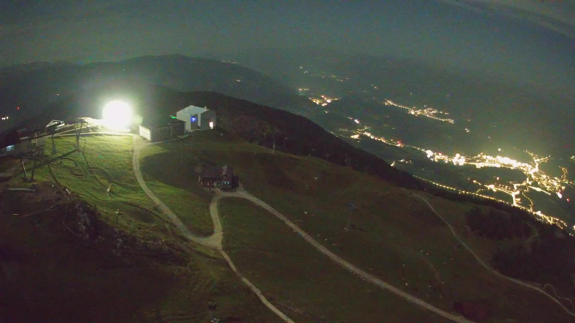 Skigebiet Kronplatz Gipfel | Blick auf Bruneck