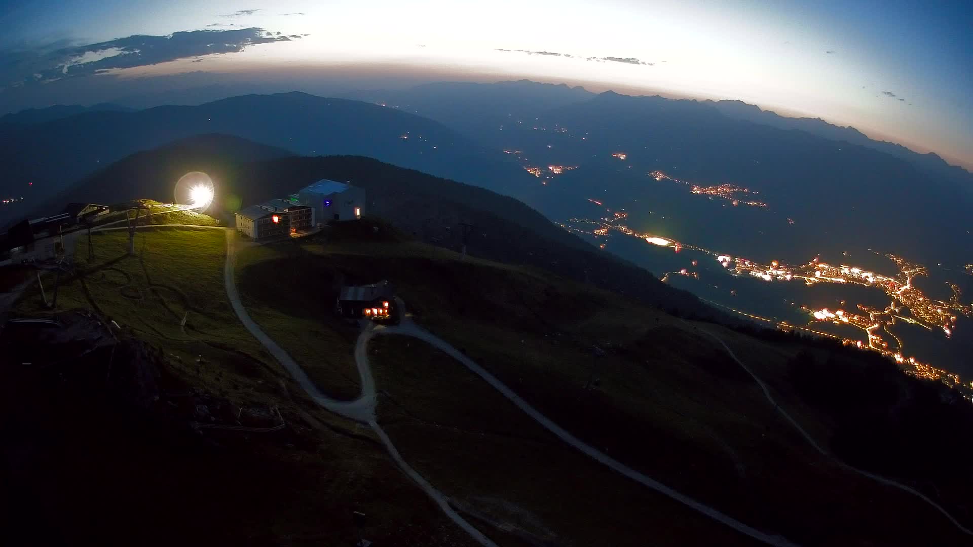 Skigebiet Kronplatz Gipfel | Blick auf Bruneck