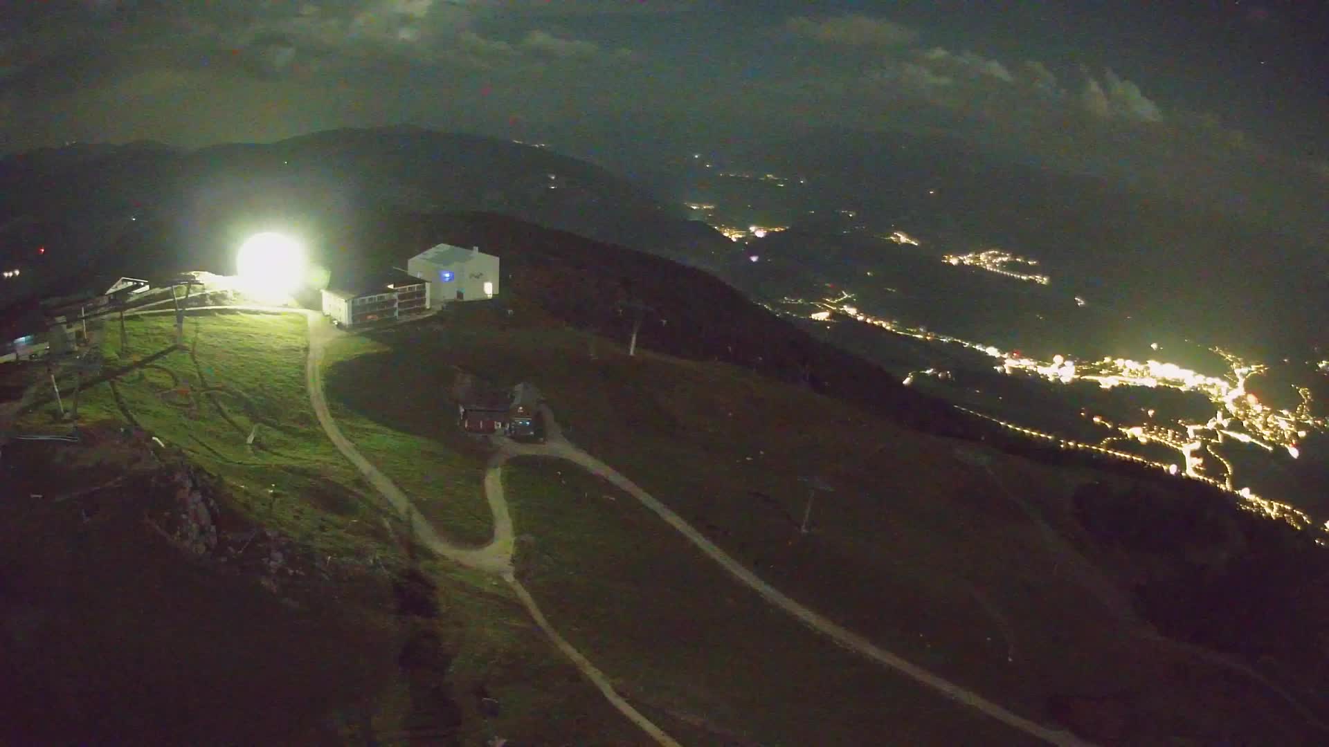 Station de ski Kronplatz sommet | vue sur Brunico