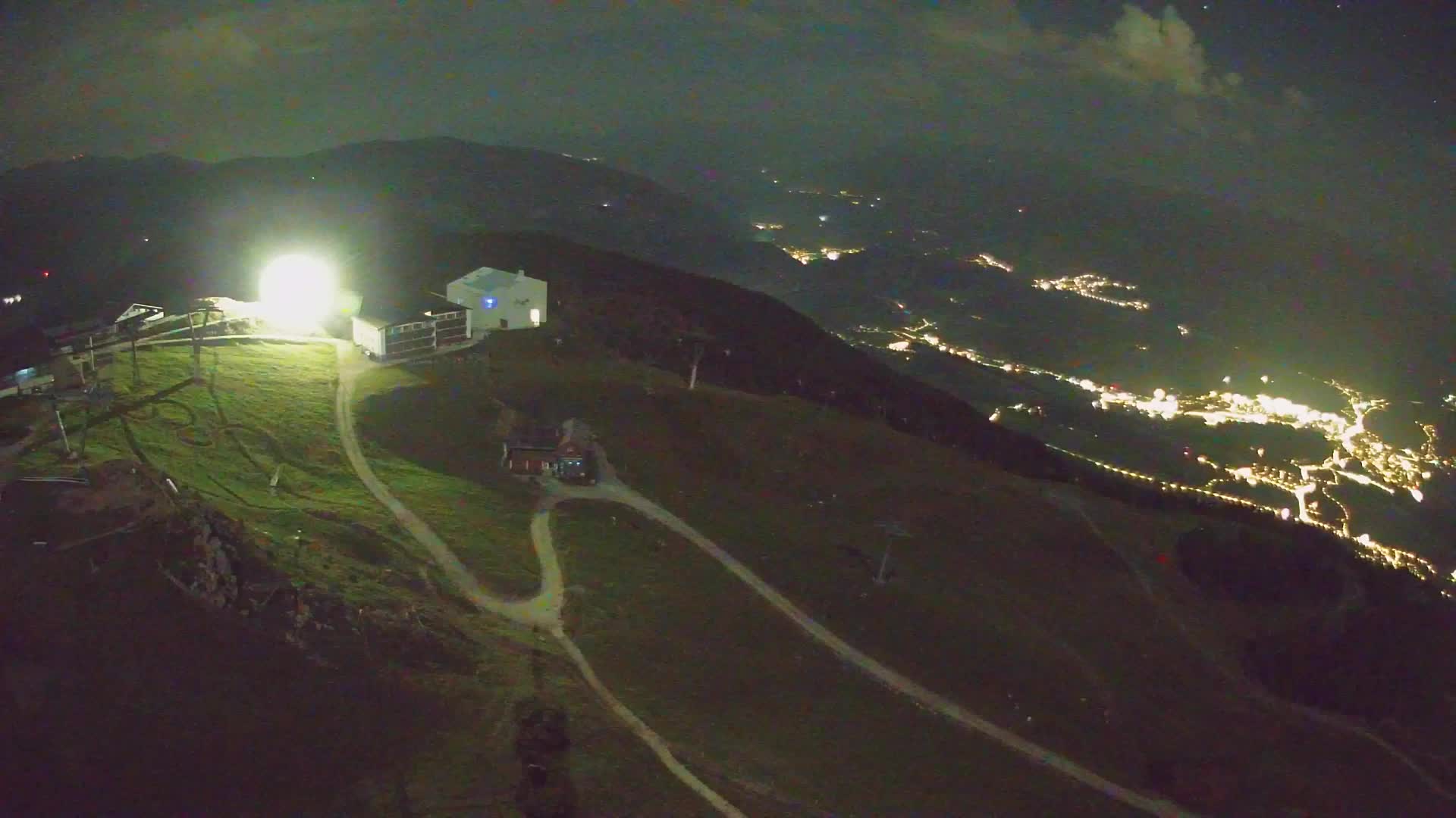 Station de ski Kronplatz sommet | vue sur Brunico