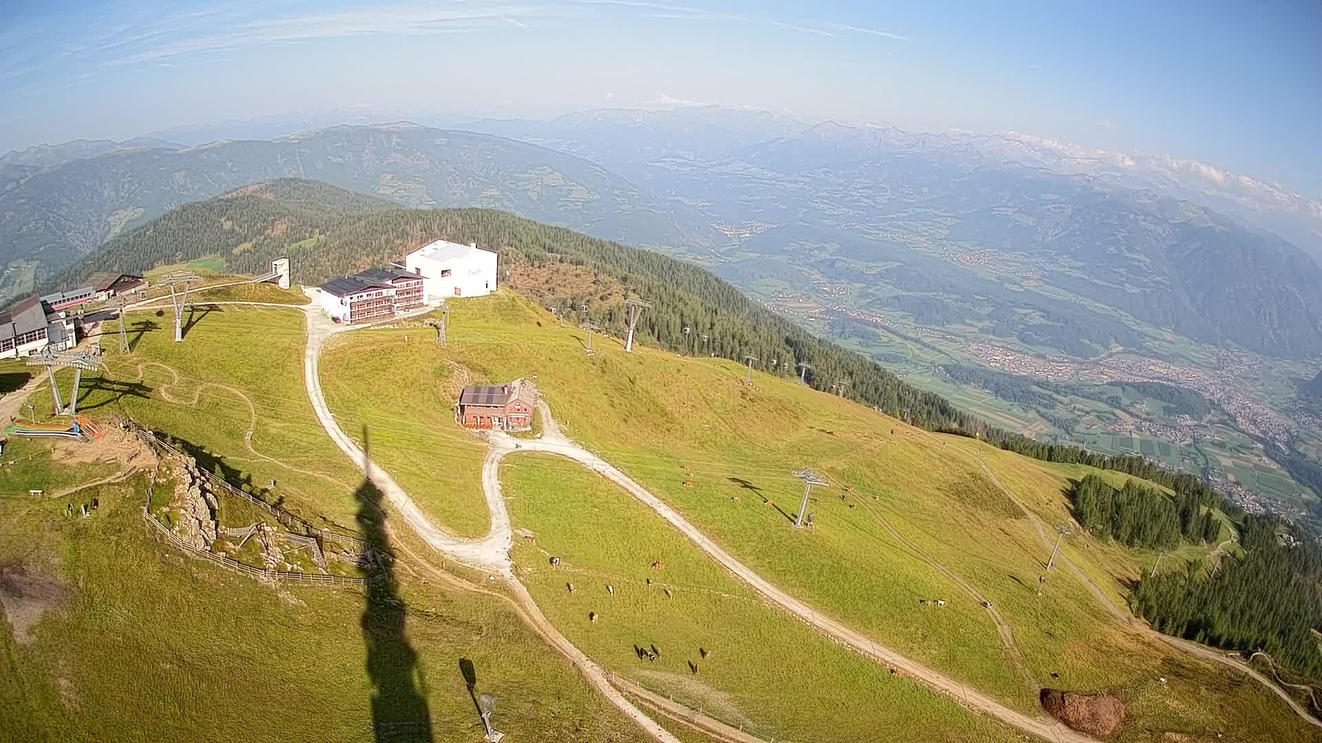 Kronplatz peak Ski resort | view to Bruneck