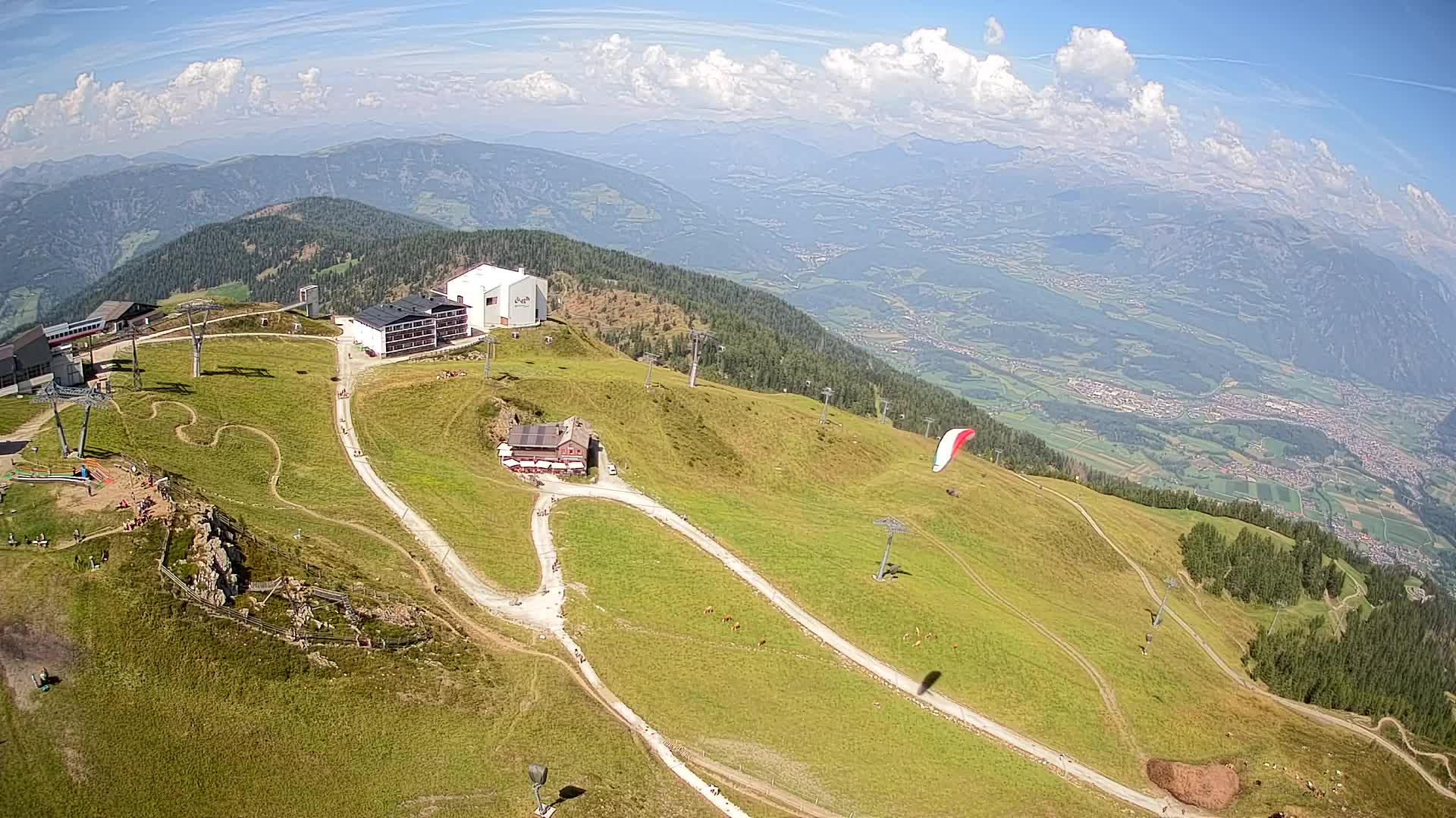 Smučišče Kronplatz – vrh | pogled na Bruneck