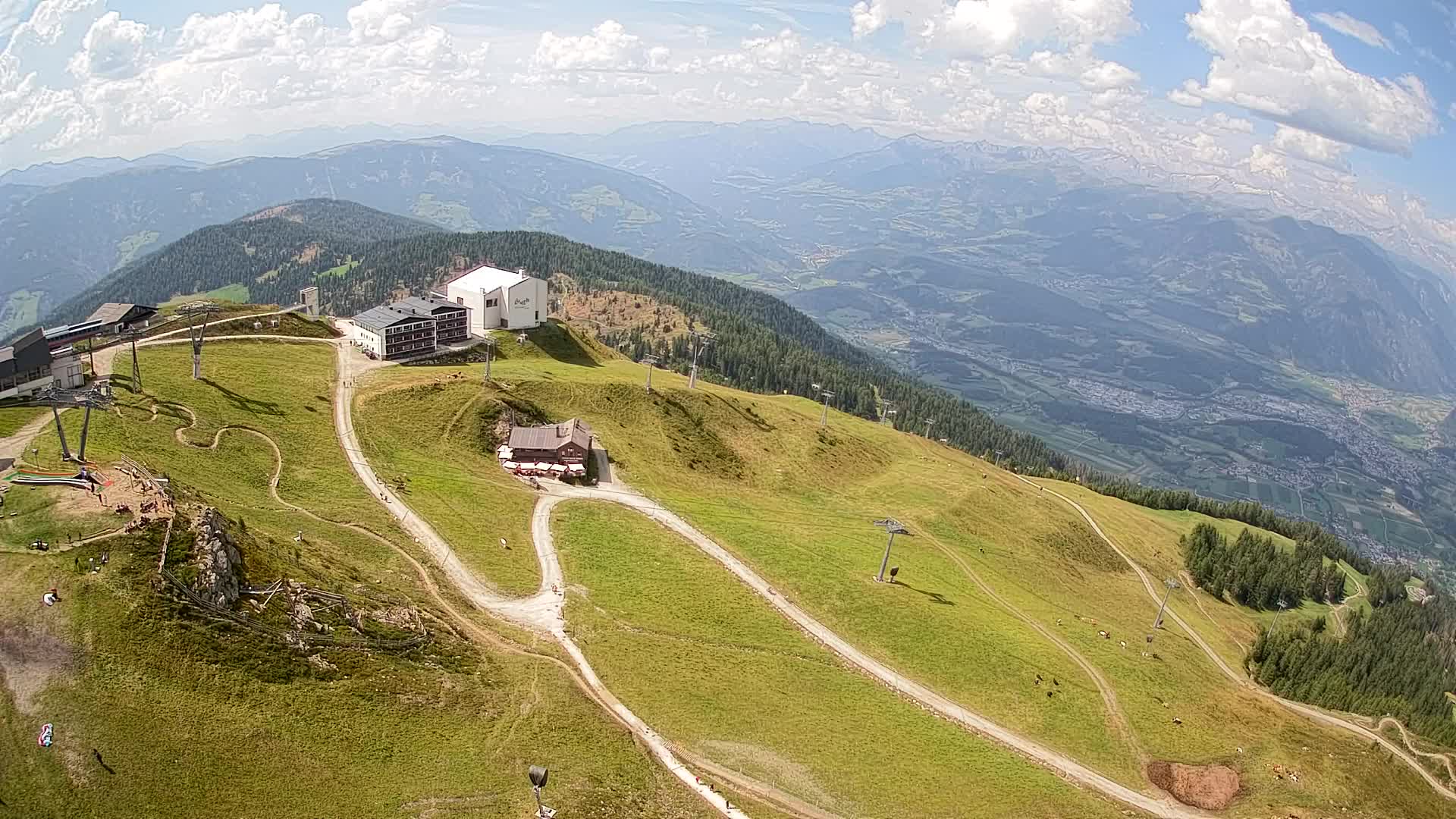 Smučišče Kronplatz – vrh | pogled na Bruneck