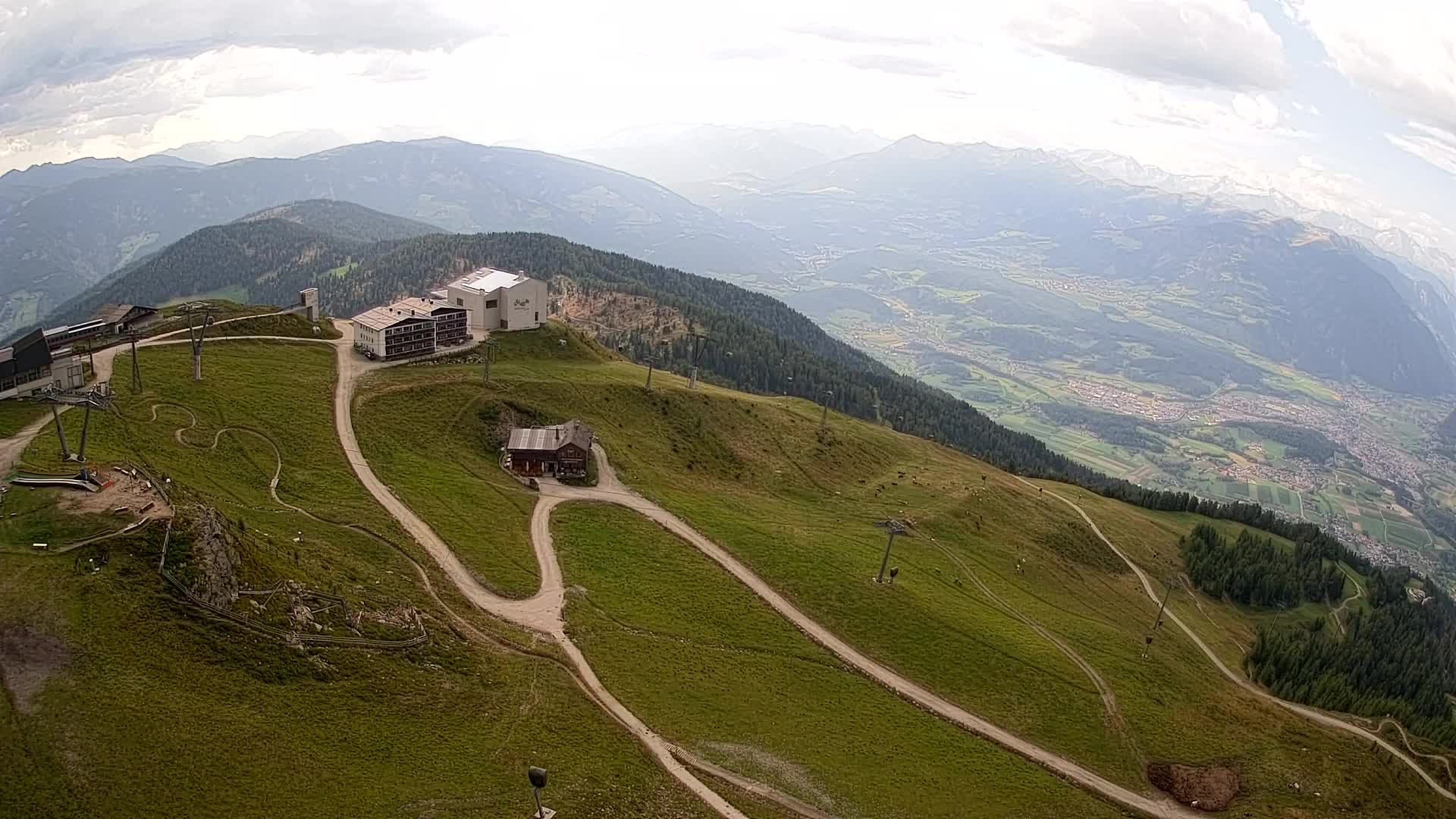 Smučišče Kronplatz – vrh | pogled na Bruneck