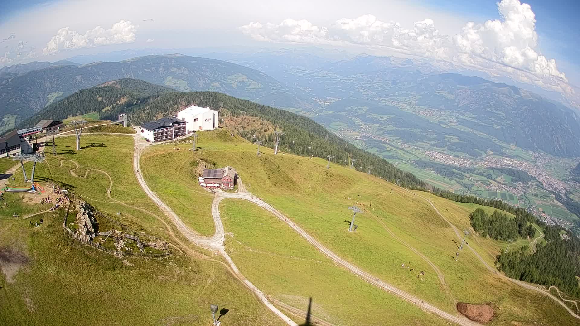 Smučišče Kronplatz – vrh | pogled na Bruneck