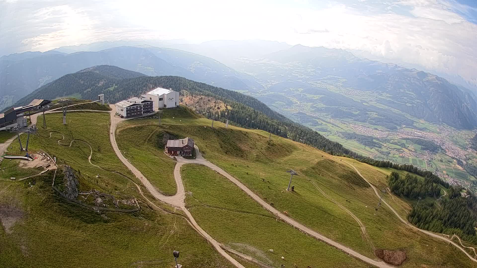 Smučišče Kronplatz – vrh | pogled na Bruneck