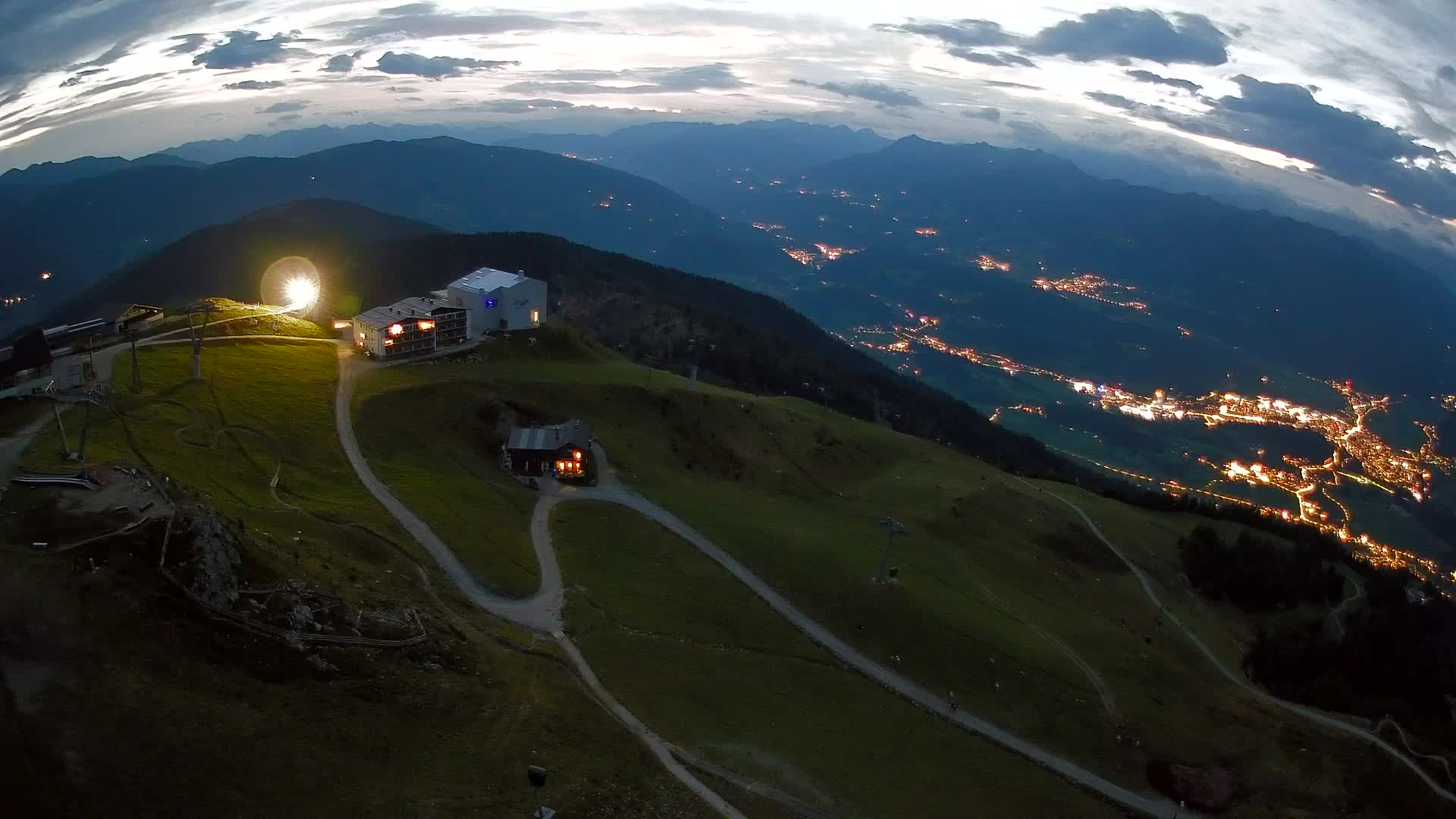 Kronplatz peak Ski resort | view to Bruneck