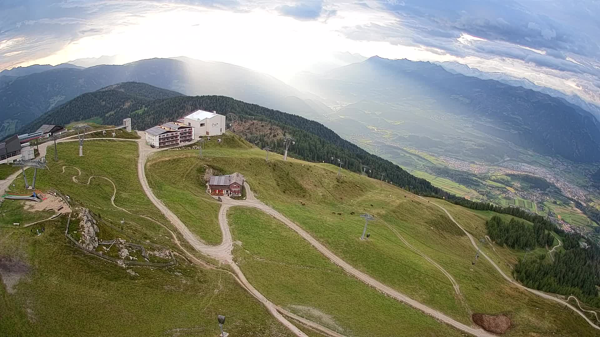 Smučišče Kronplatz – vrh | pogled na Bruneck