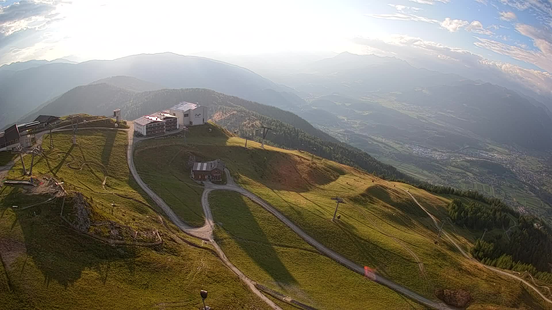 Station de ski Kronplatz sommet | vue sur Brunico