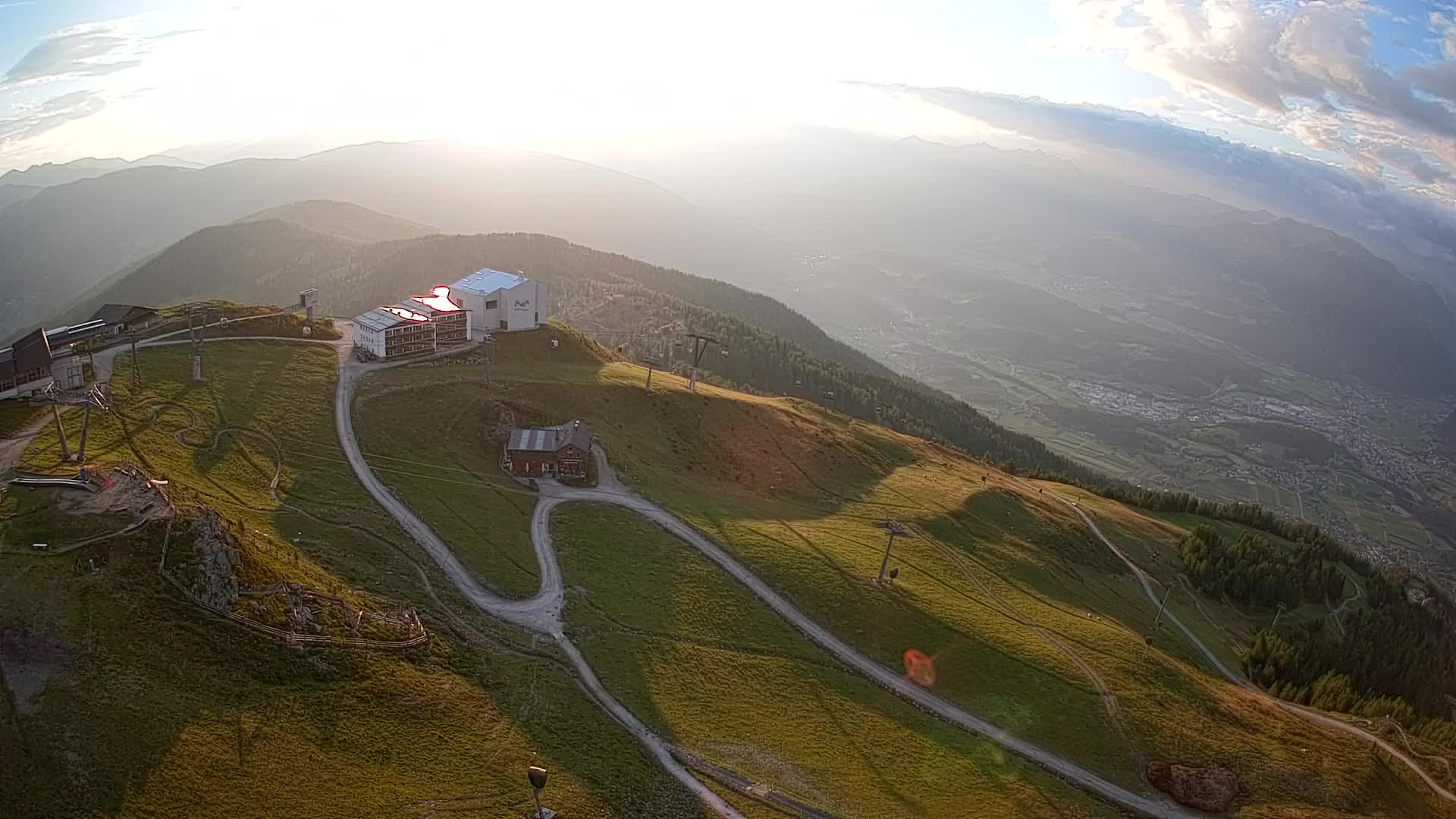Kronplatz peak Ski resort | view to Bruneck