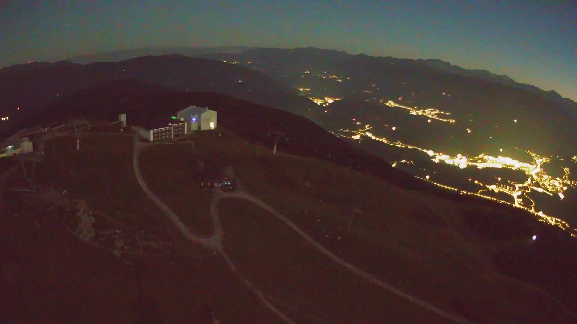 Station de ski Kronplatz sommet | vue sur Brunico