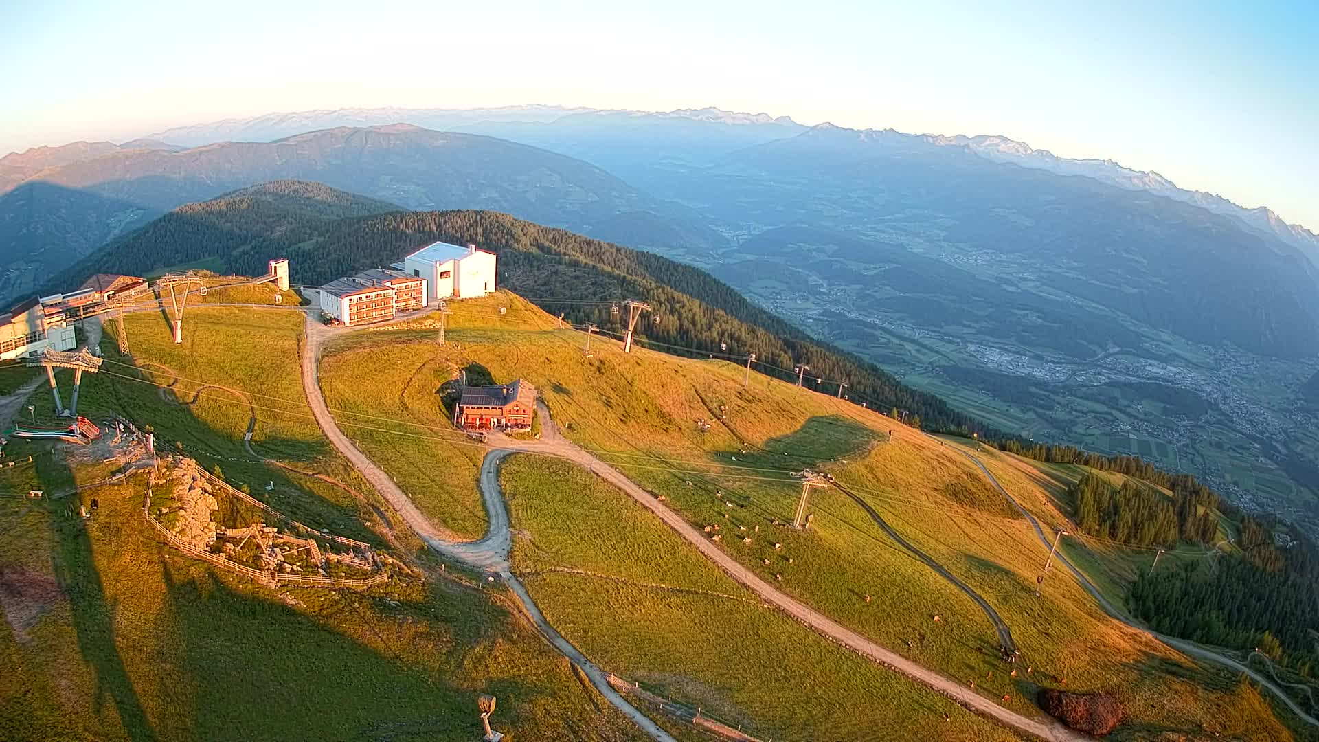 Stazione sciistica di Plan de Corones | vista su Brunico