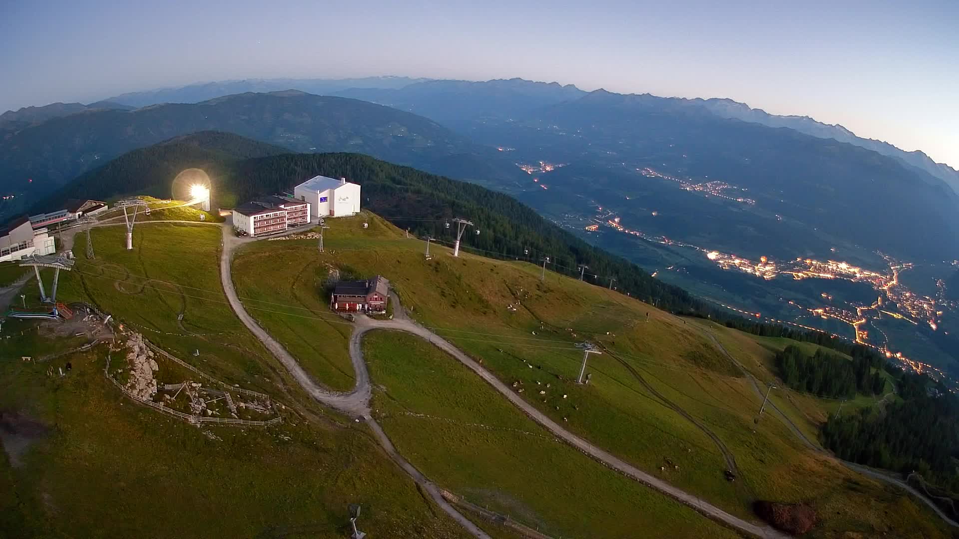Kronplatz peak Ski resort | view to Bruneck