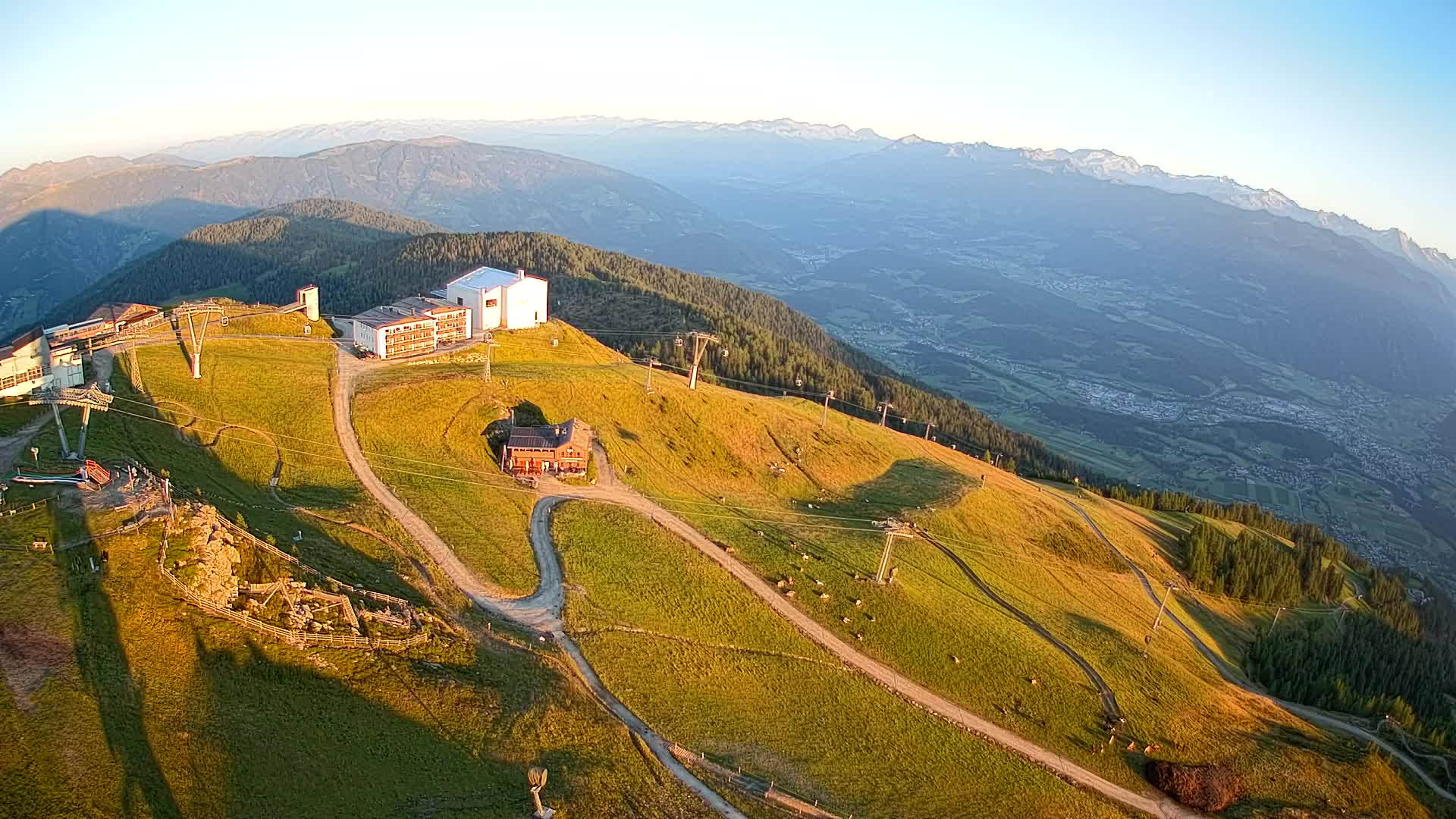 Stazione sciistica di Plan de Corones | vista su Brunico