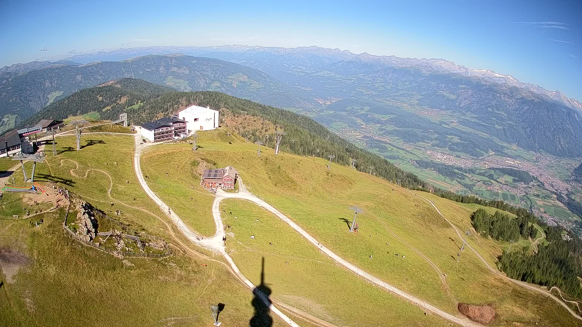 Stazione sciistica di Plan de Corones | vista su Brunico