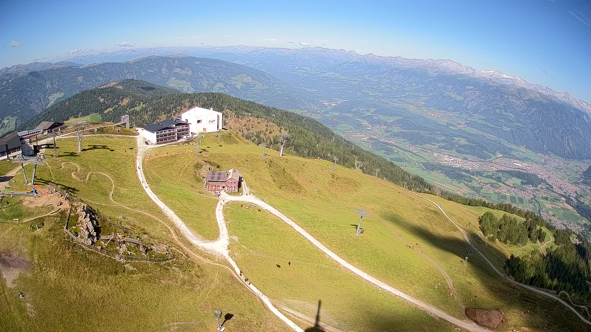 Stazione sciistica di Plan de Corones | vista su Brunico