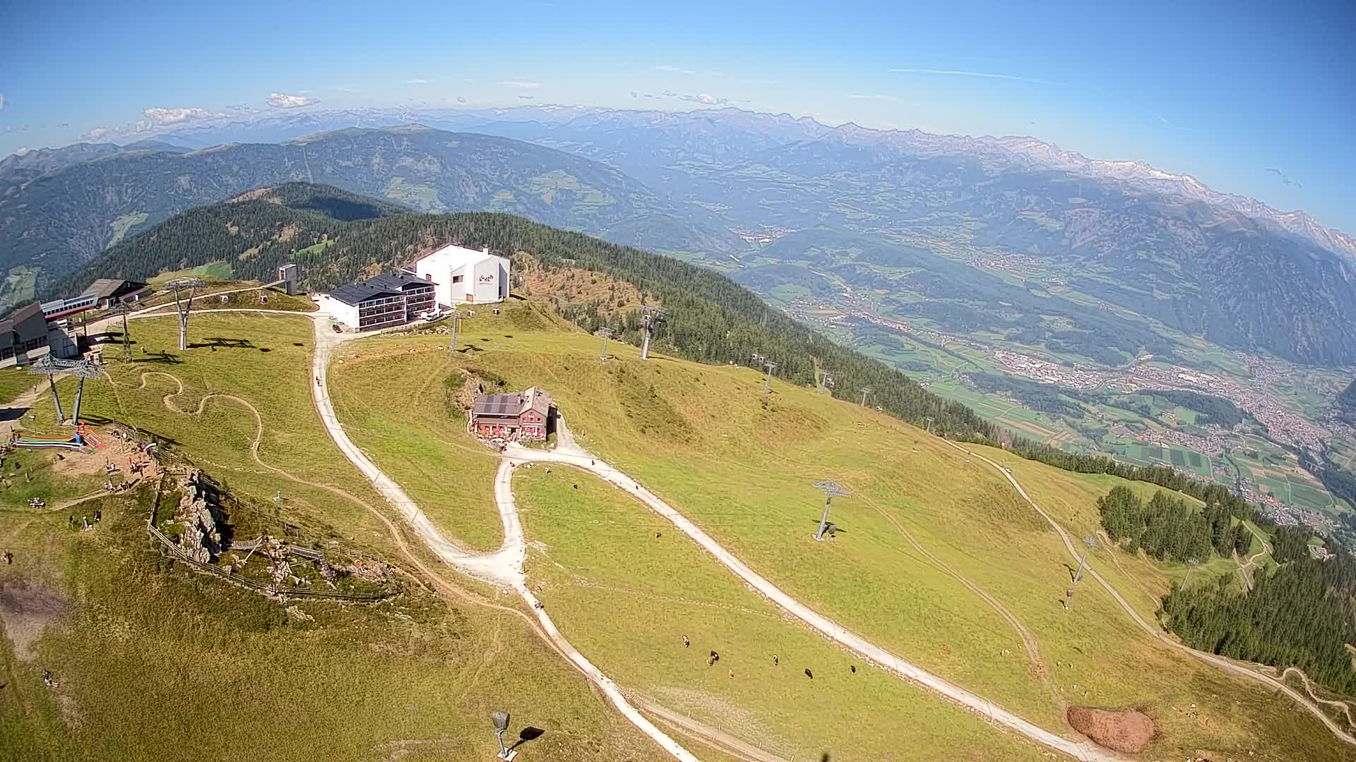 Smučišče Kronplatz – vrh | pogled na Bruneck