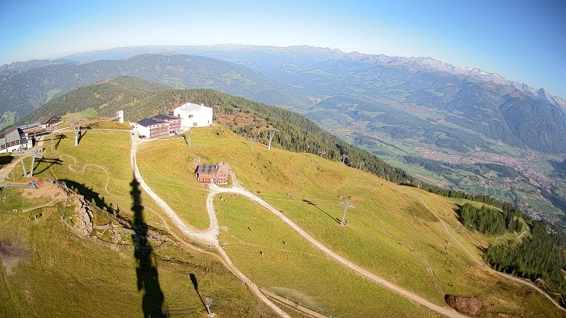 Smučišče Kronplatz – vrh | pogled na Bruneck