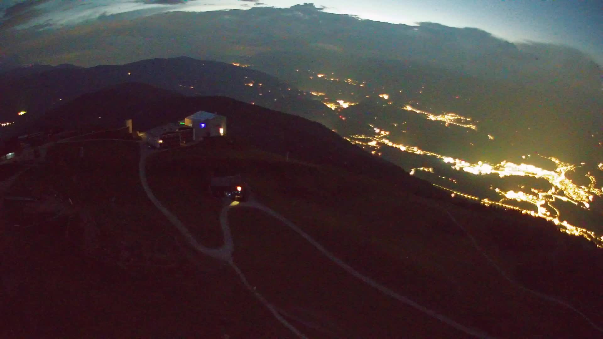 Station de ski Kronplatz sommet | vue sur Brunico
