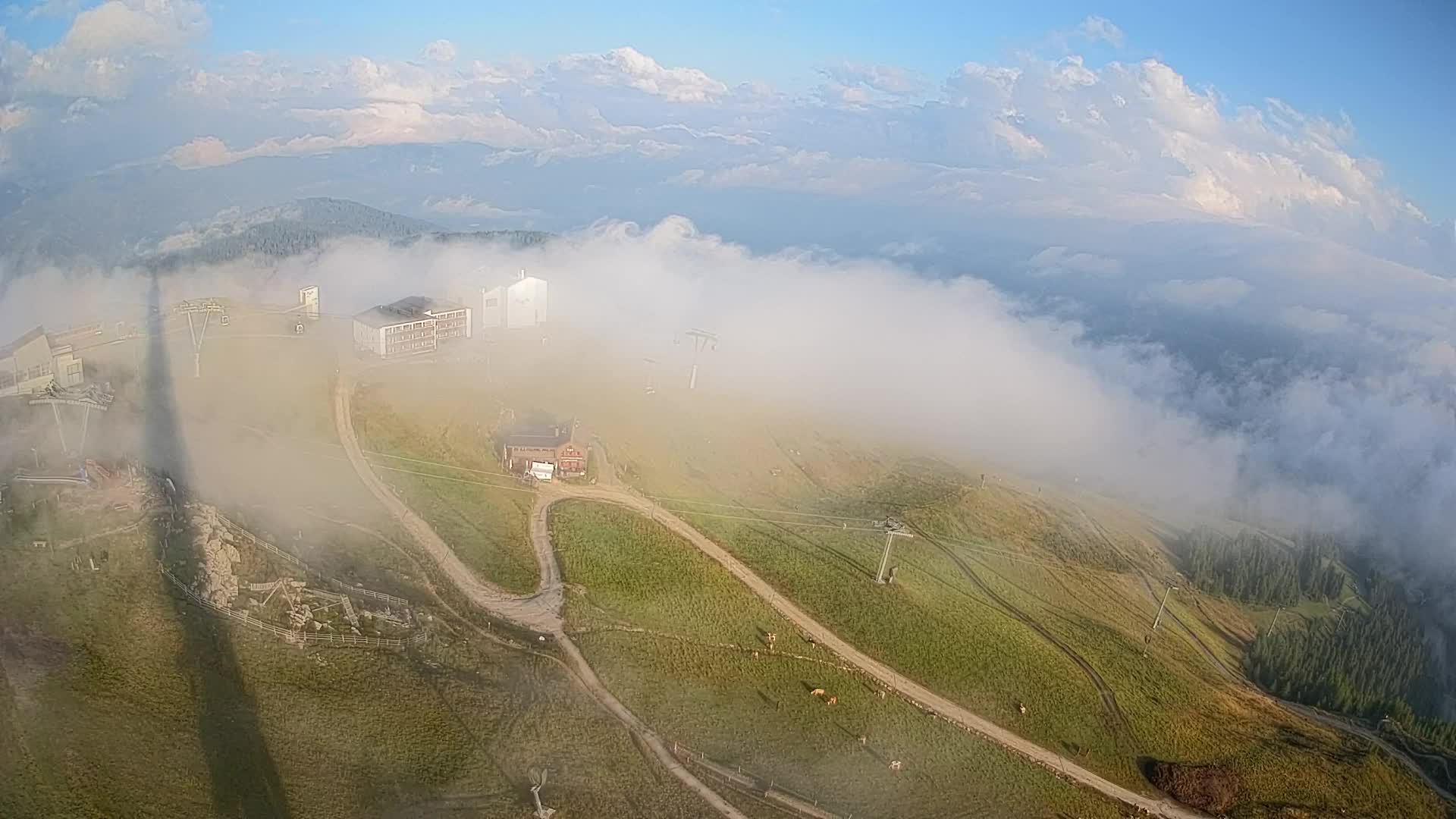 Stazione sciistica di Plan de Corones | vista su Brunico