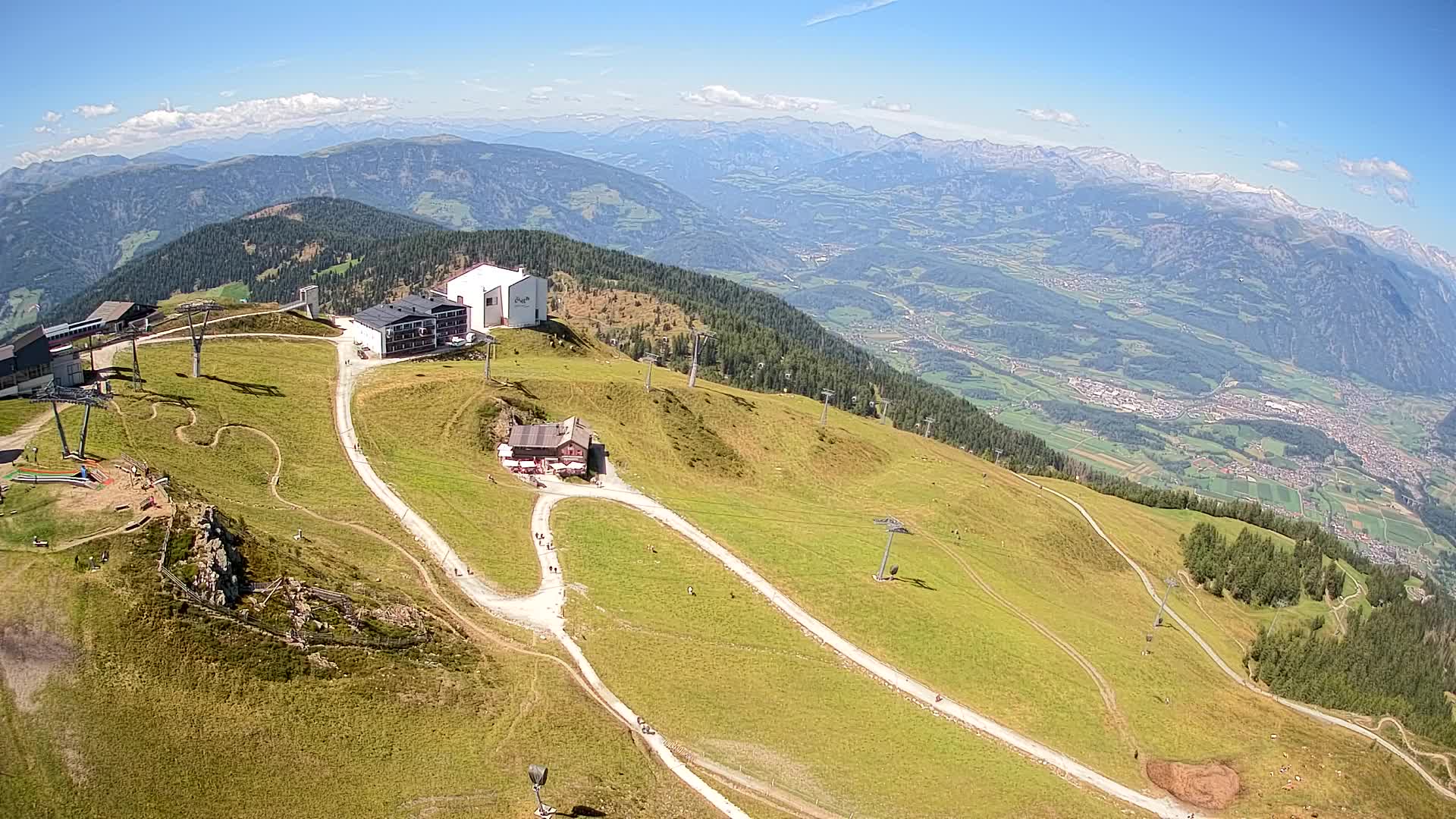 Smučišče Kronplatz – vrh | pogled na Bruneck