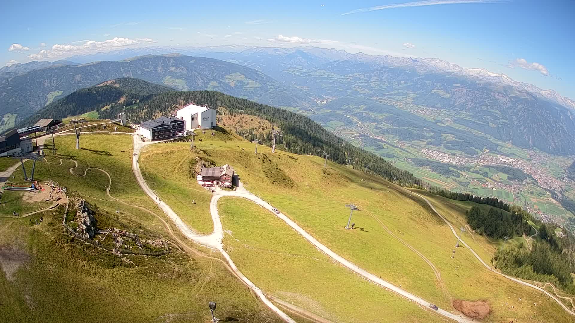 Smučišče Kronplatz – vrh | pogled na Bruneck