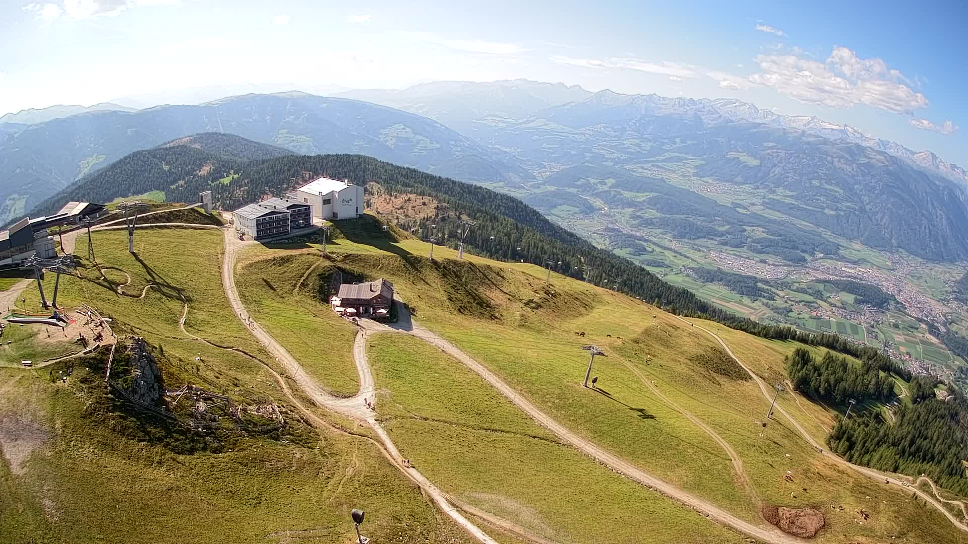 Kronplatz peak Ski resort | view to Bruneck