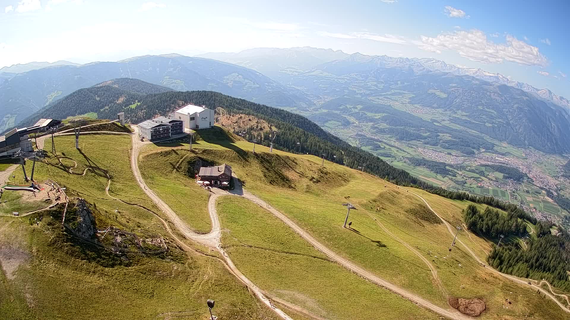 Smučišče Kronplatz – vrh | pogled na Bruneck