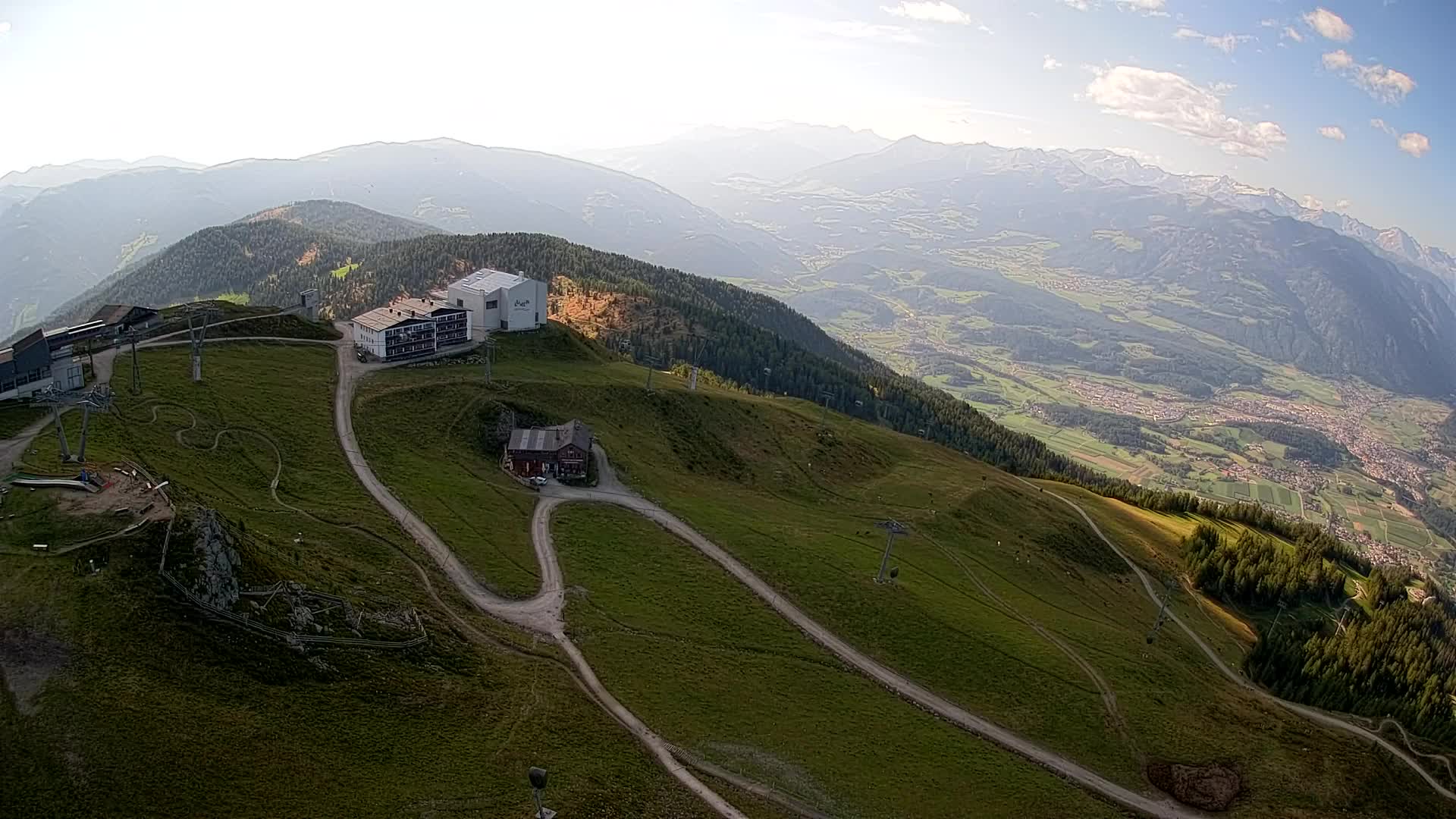 Kronplatz peak Ski resort | view to Bruneck