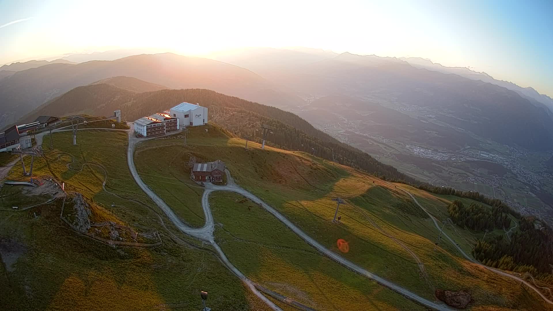 Kronplatz peak Ski resort | view to Bruneck
