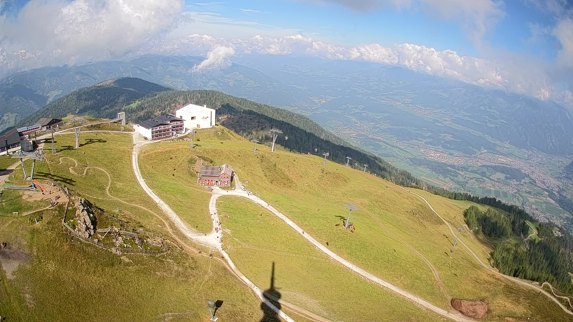 Smučišče Kronplatz – vrh | pogled na Bruneck