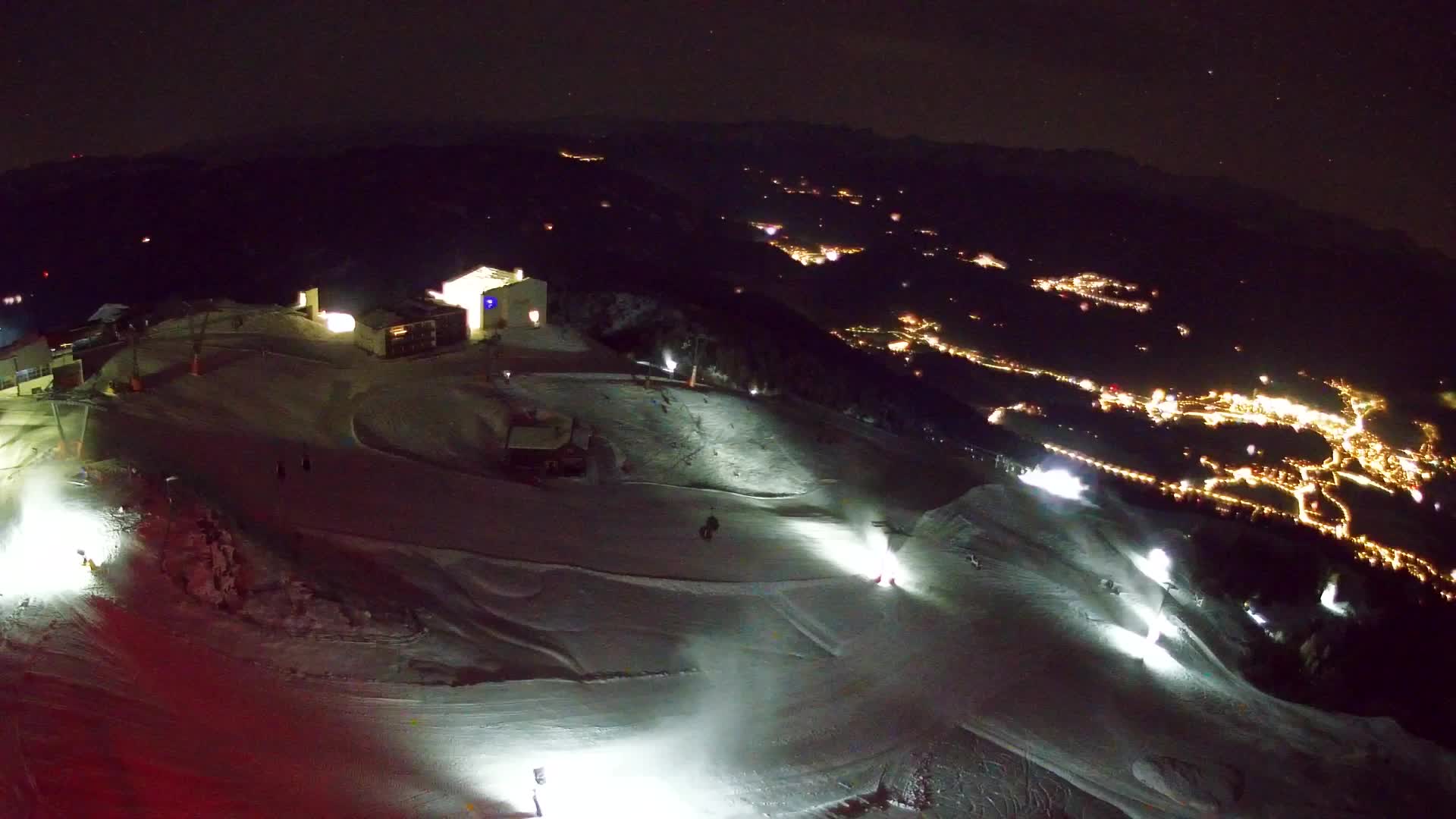 Kronplatz peak Ski resort | view to Bruneck