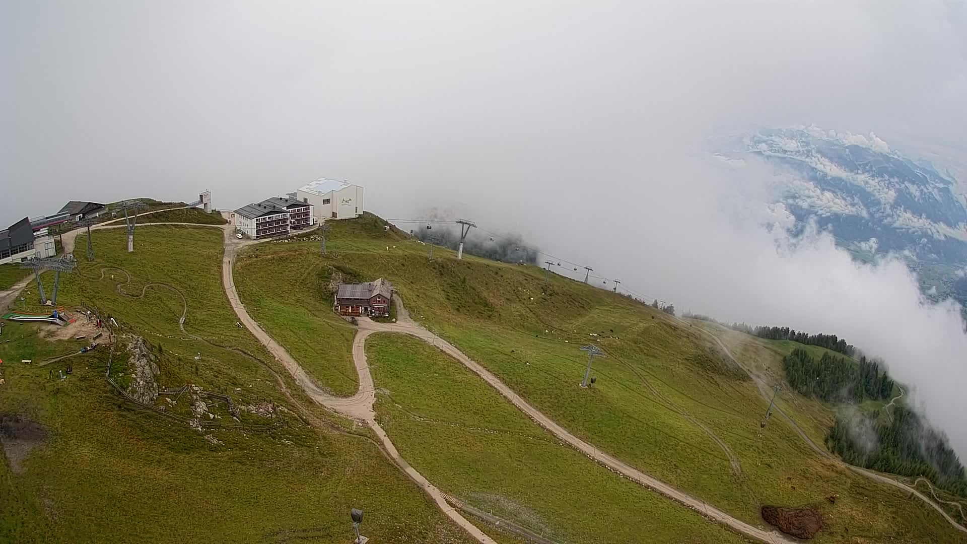 Smučišče Kronplatz – vrh | pogled na Bruneck