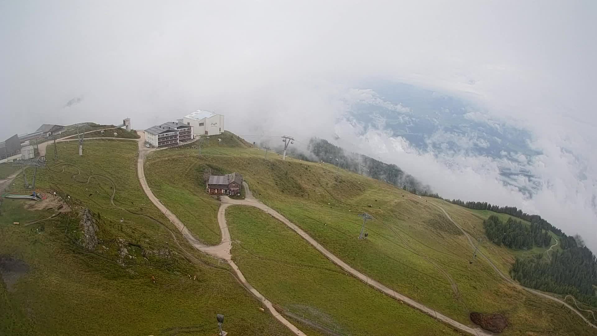 Smučišče Kronplatz – vrh | pogled na Bruneck
