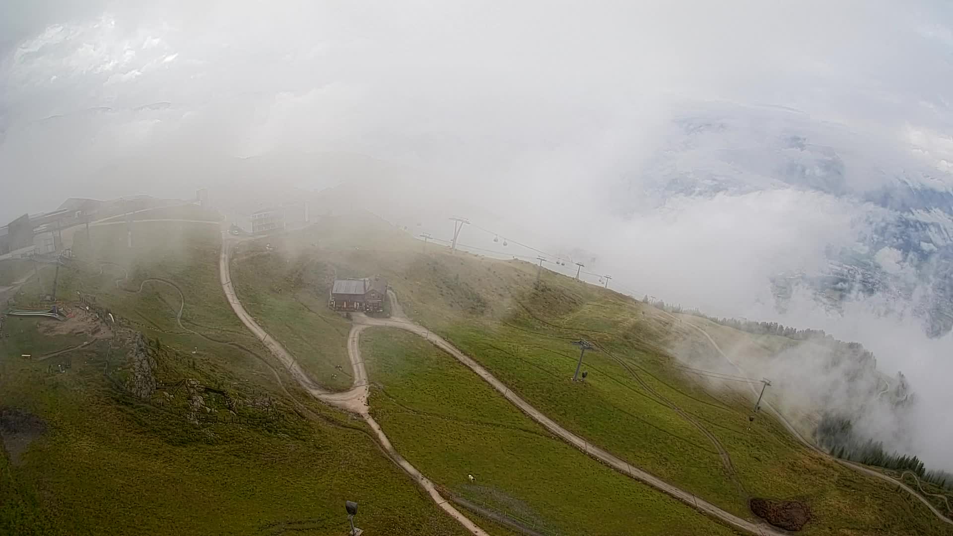 Smučišče Kronplatz – vrh | pogled na Bruneck