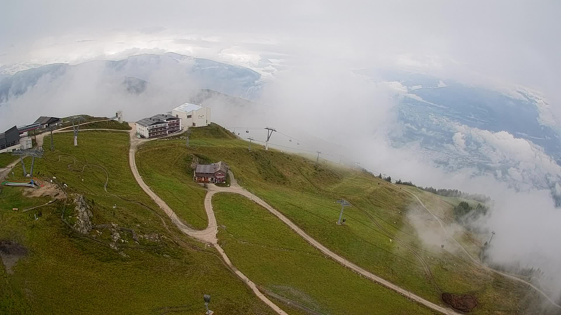 Smučišče Kronplatz – vrh | pogled na Bruneck