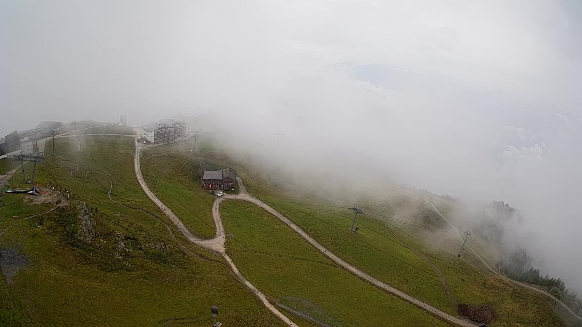 Station de ski Kronplatz sommet | vue sur Brunico