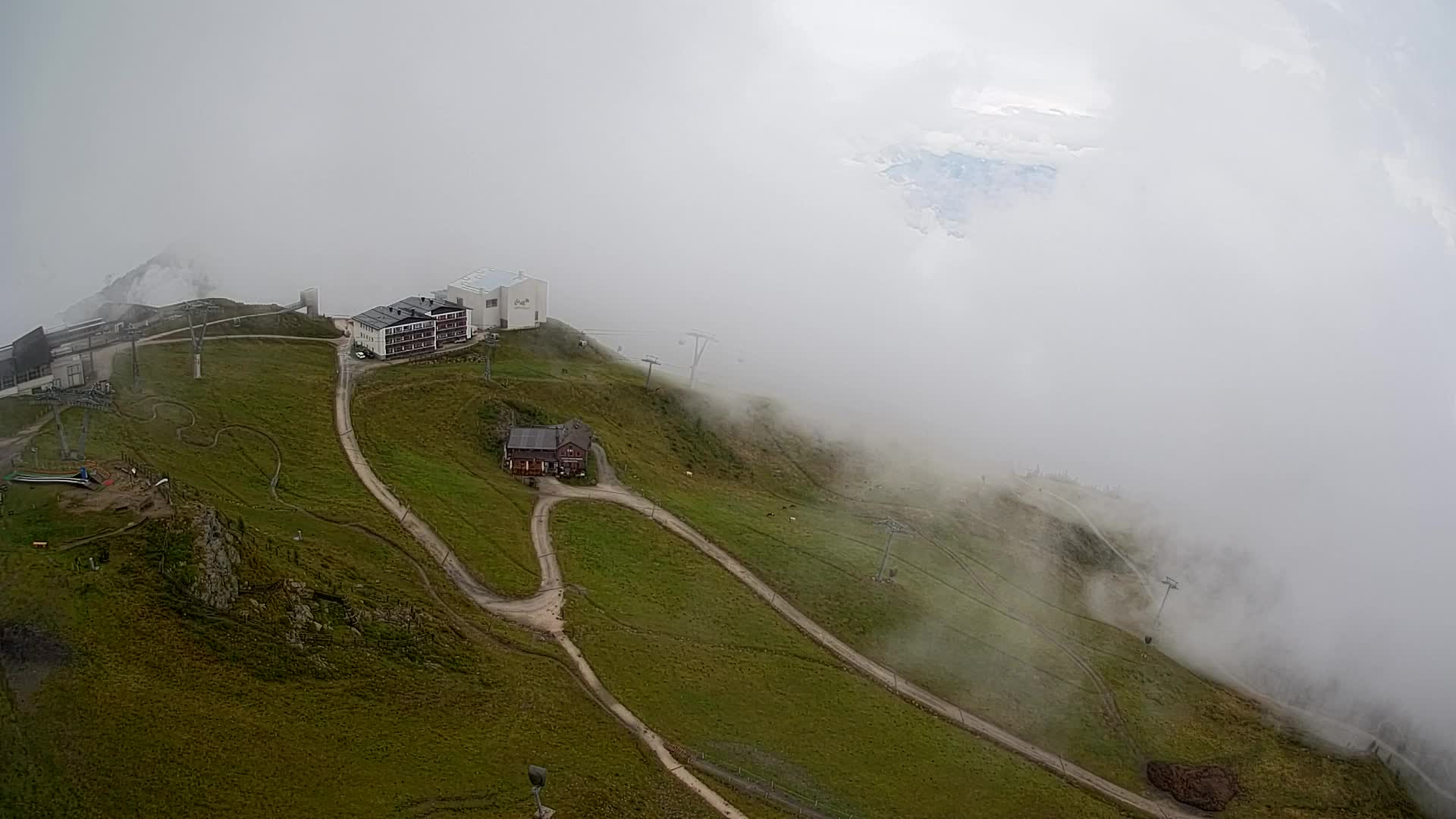 Skigebiet Kronplatz Gipfel | Blick auf Bruneck