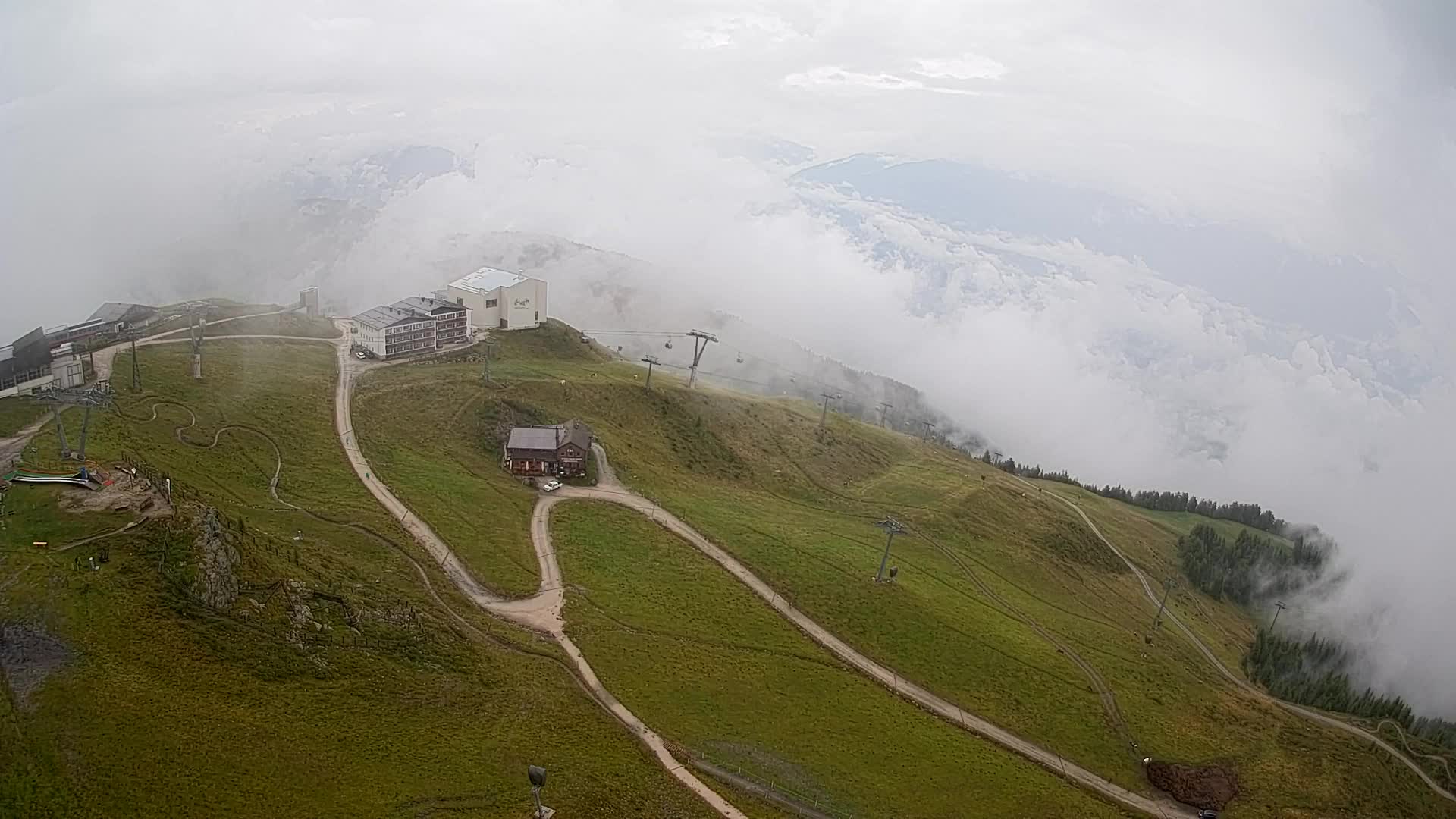 Smučišče Kronplatz – vrh | pogled na Bruneck
