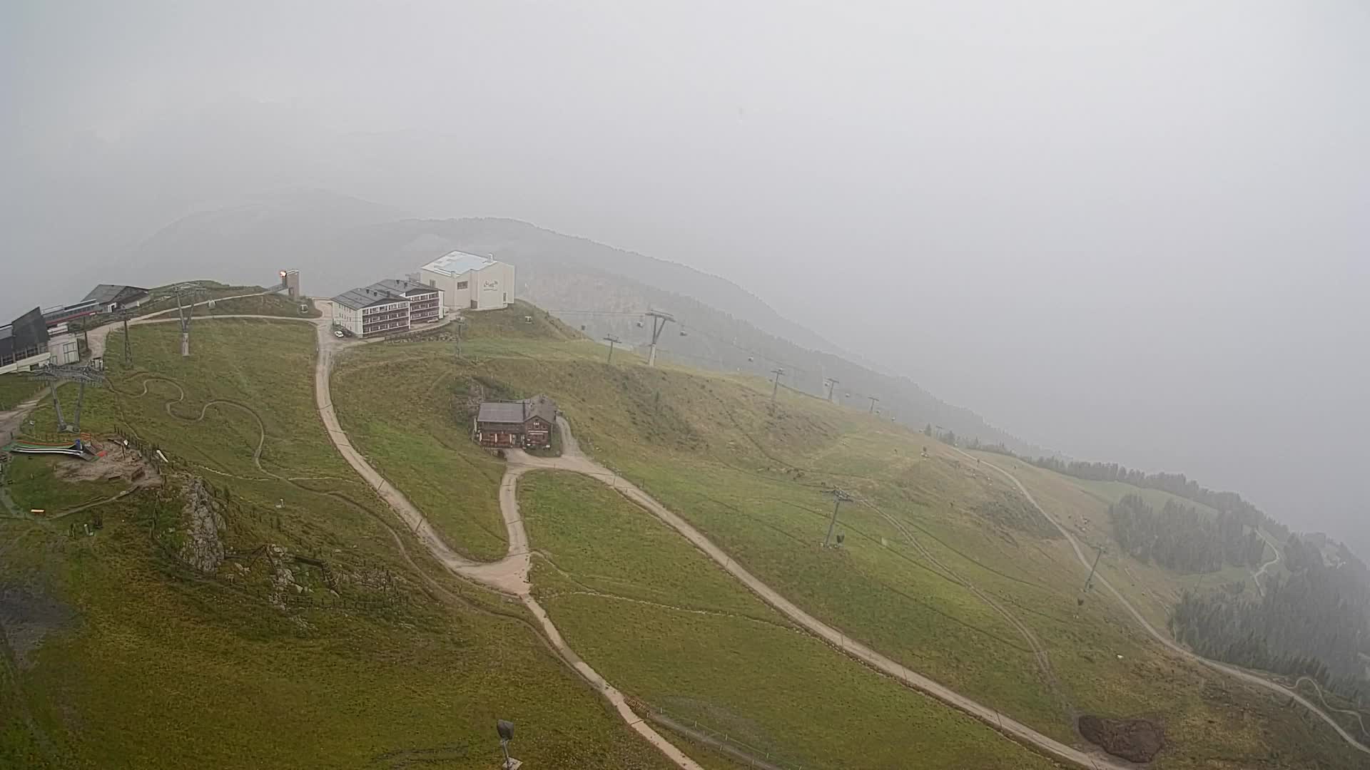 Skigebiet Kronplatz Gipfel | Blick auf Bruneck