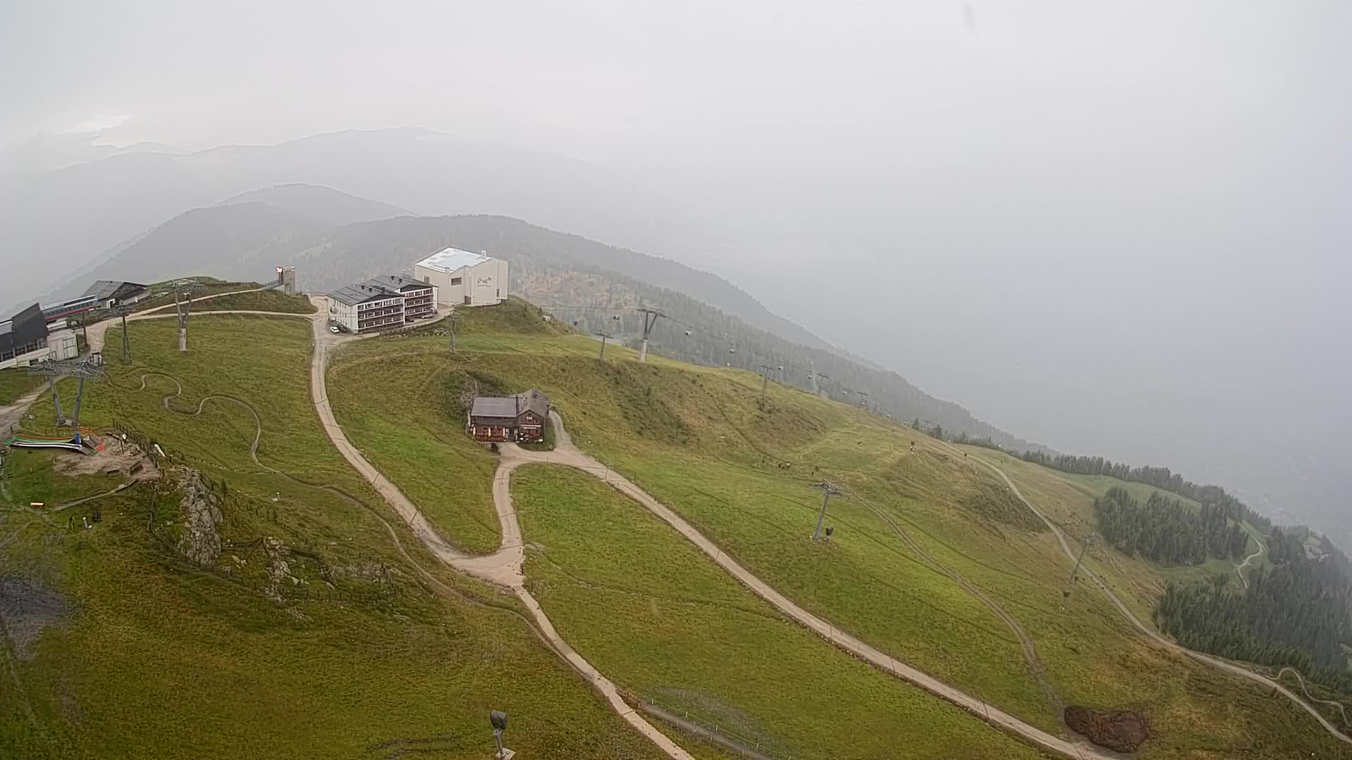 Skigebiet Kronplatz Gipfel | Blick auf Bruneck