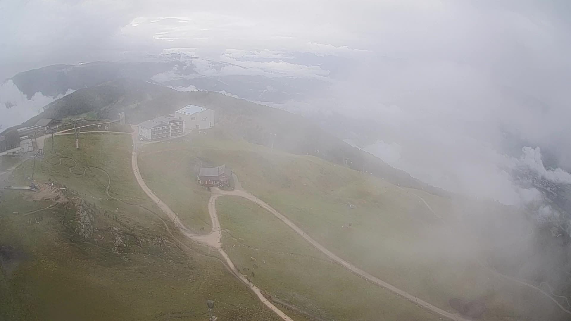 Kronplatz peak Ski resort | view to Bruneck