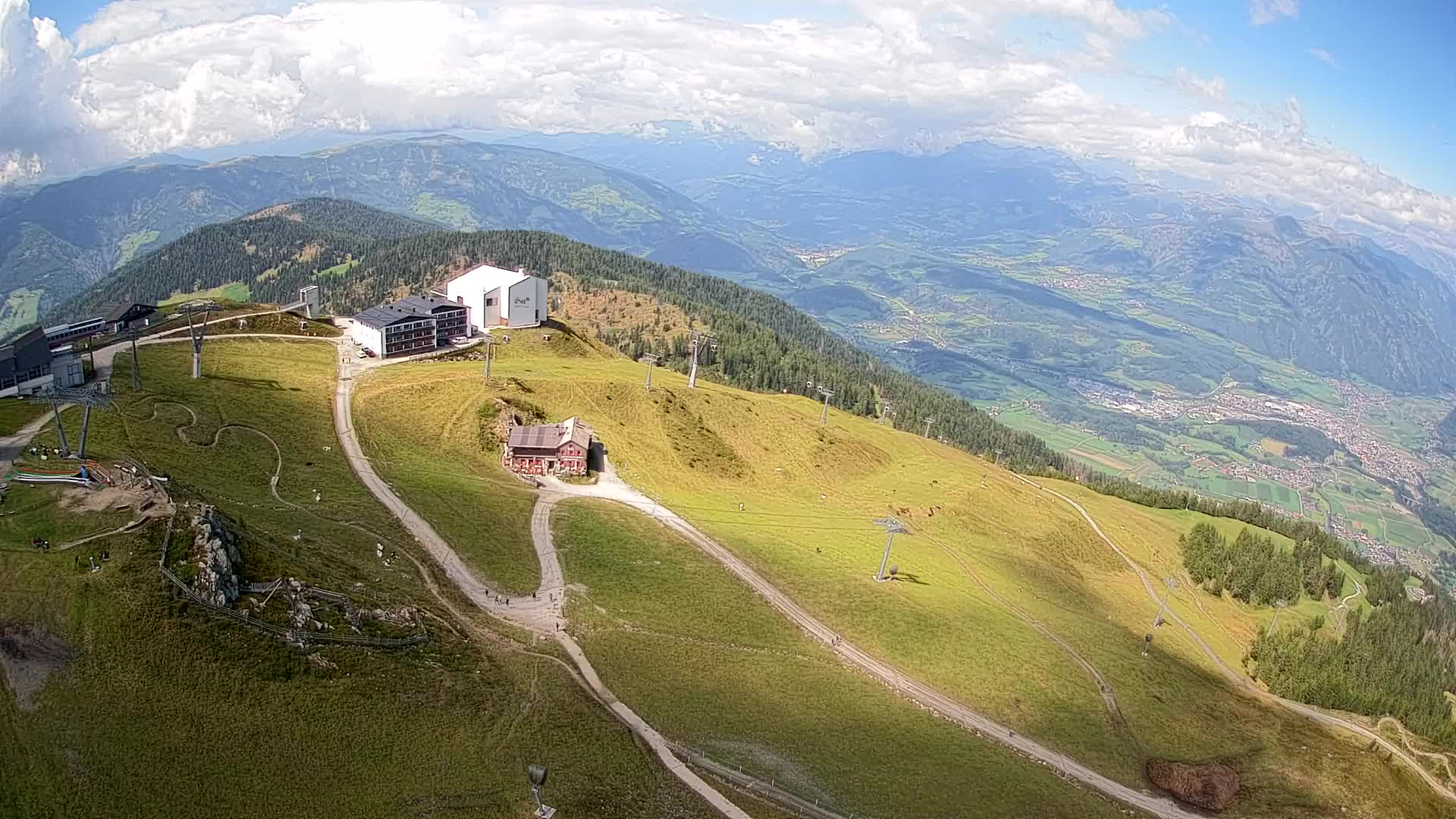 Smučišče Kronplatz – vrh | pogled na Bruneck