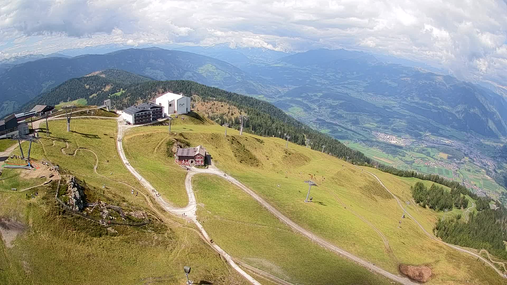 Smučišče Kronplatz – vrh | pogled na Bruneck