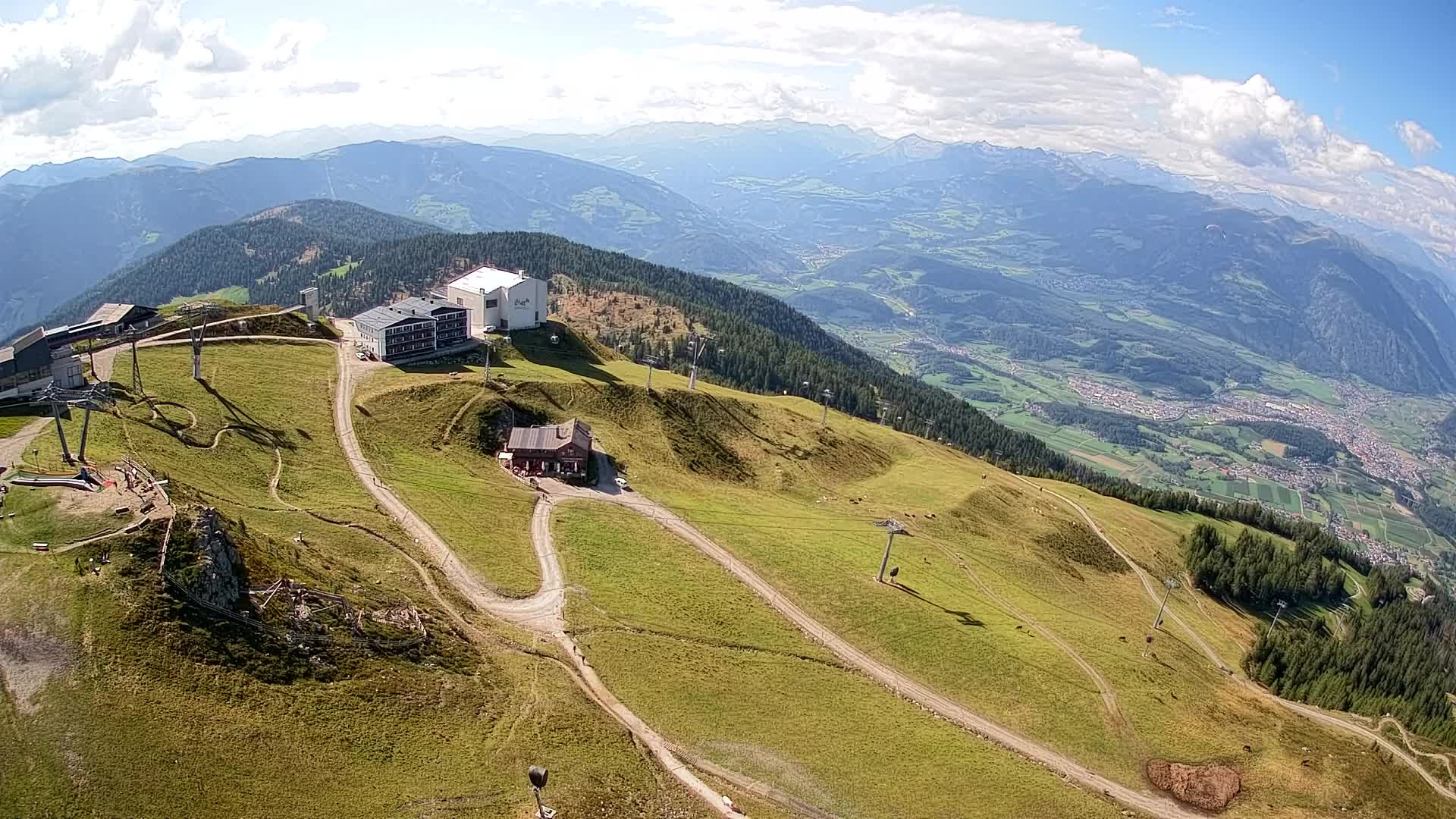 Smučišče Kronplatz – vrh | pogled na Bruneck