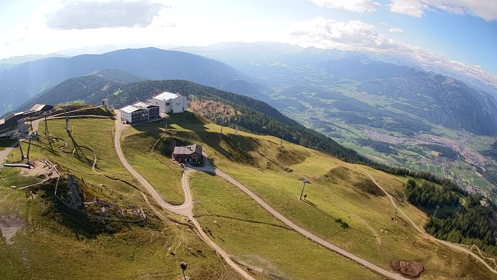 Smučišče Kronplatz – vrh | pogled na Bruneck