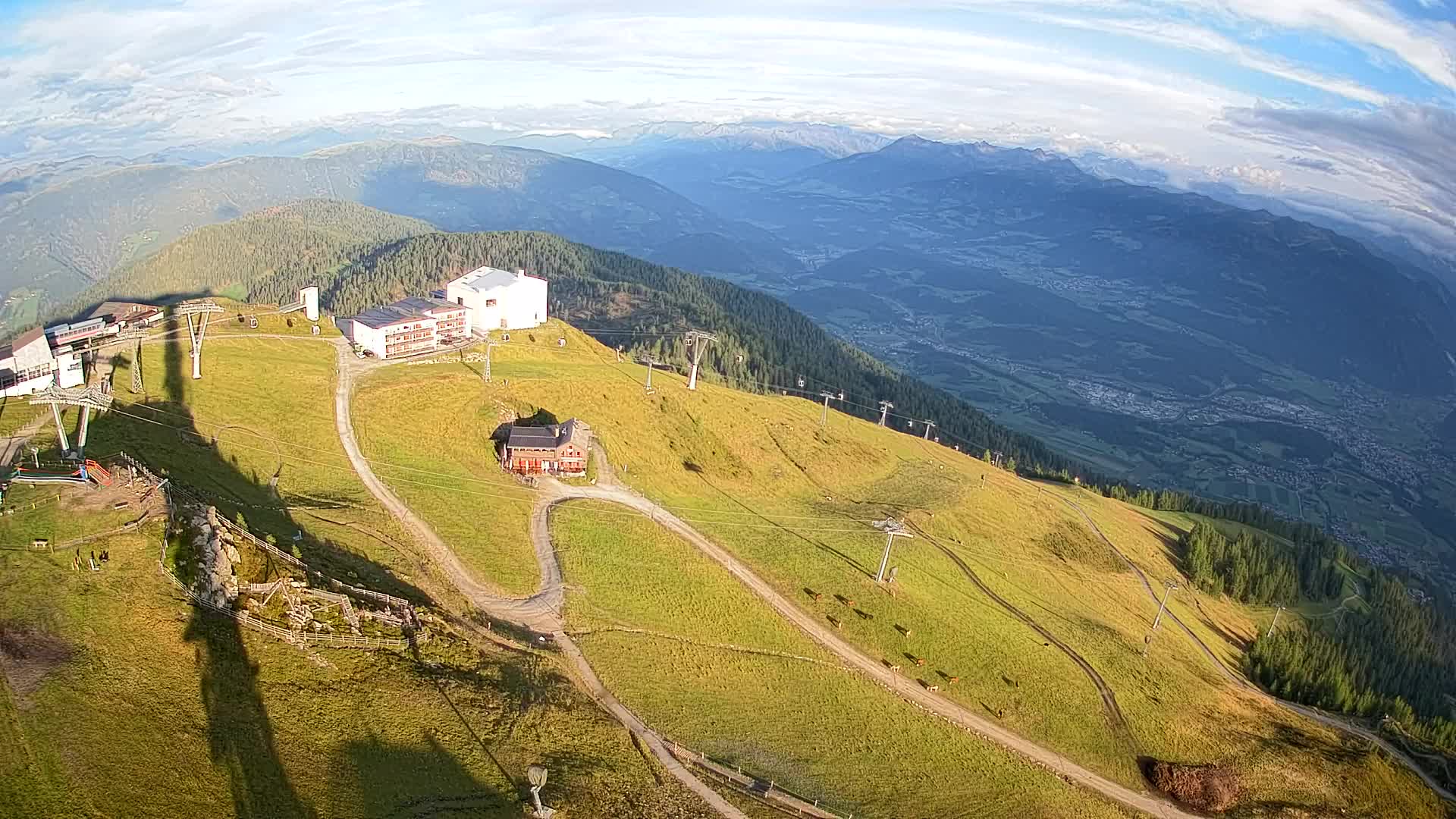 Smučišče Kronplatz – vrh | pogled na Bruneck