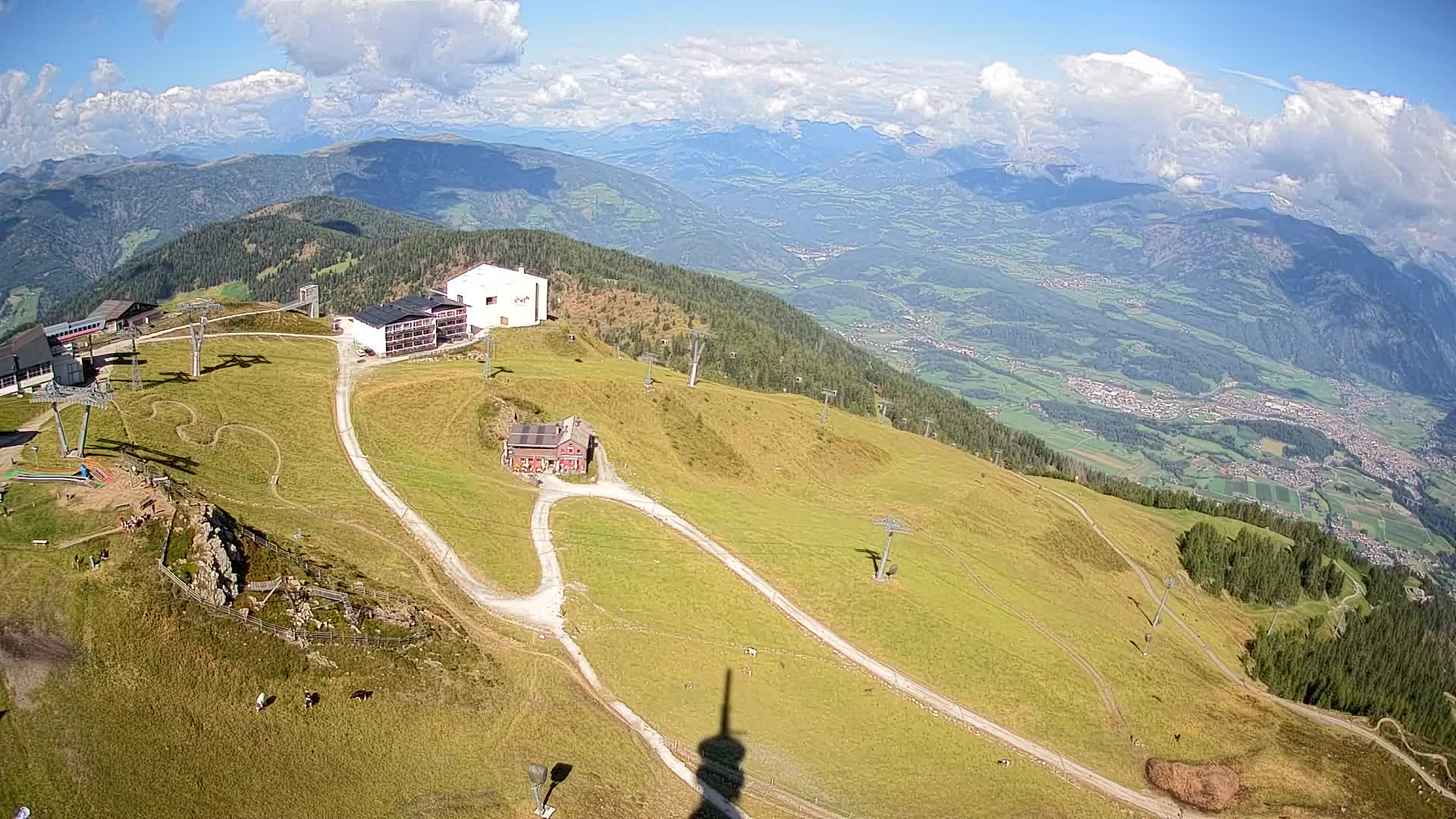 Kronplatz peak Ski resort | view to Bruneck