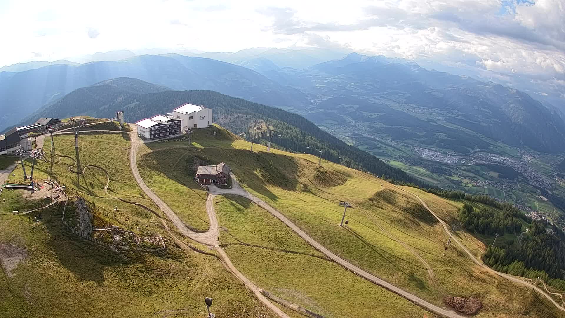 Stazione sciistica di Plan de Corones | vista su Brunico